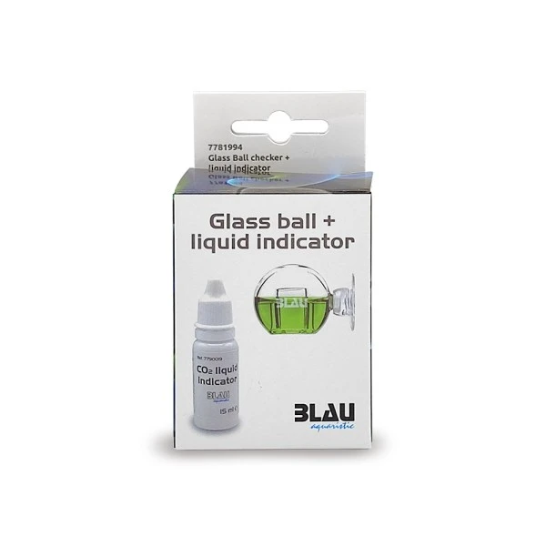 Blau CO2 Ball Indicator + Liquid indicator - CO2 måling